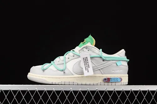 All Categories Nk SB Dunk Series Nk SB Dunk Low Low-top sneakers Cost-effective version OF x Nk Dunk Low "04 of 50" OW Gray Casual Sports Skateboard Shoes DM1602-108